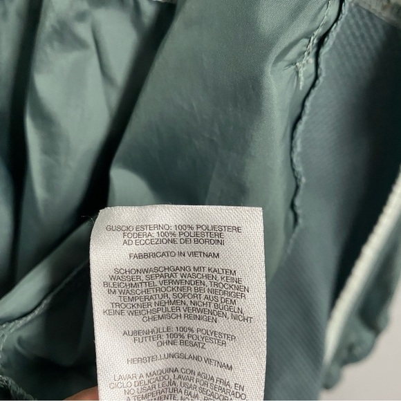 COLUMBIA Windbreaker Women’s Size Medium Two Tone Green Full Zip - Picture 4 of 7